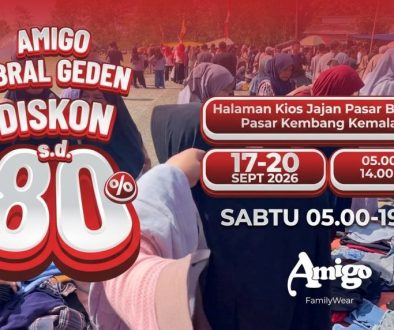 Amigo Obral Geden Meriahkan Pasar Kembang