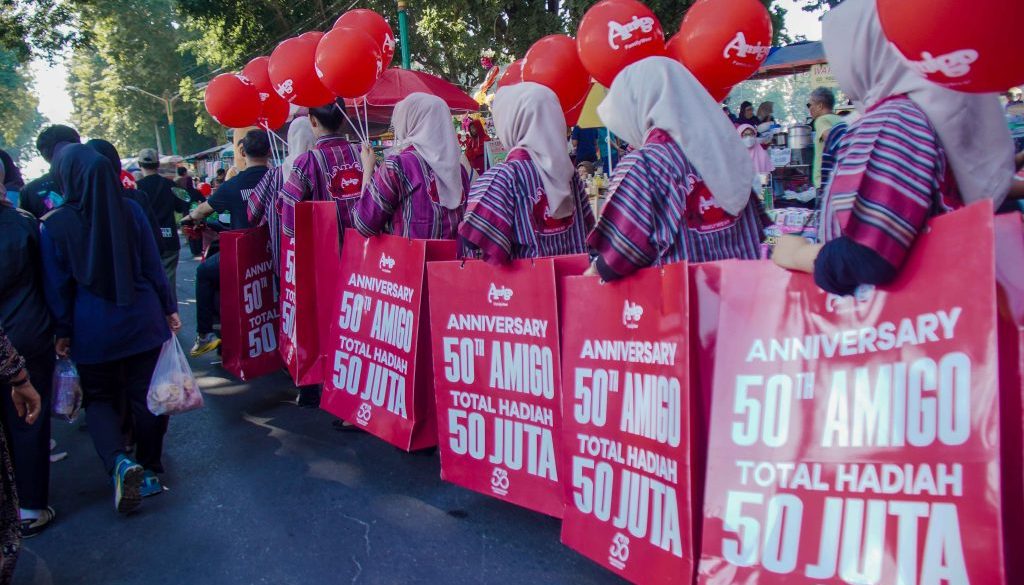Minggu Pagi Makin Seru, Amigo Hadir di CFD Sukoharjo