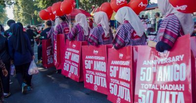 Minggu Pagi Makin Seru, Amigo Hadir di CFD Sukoharjo